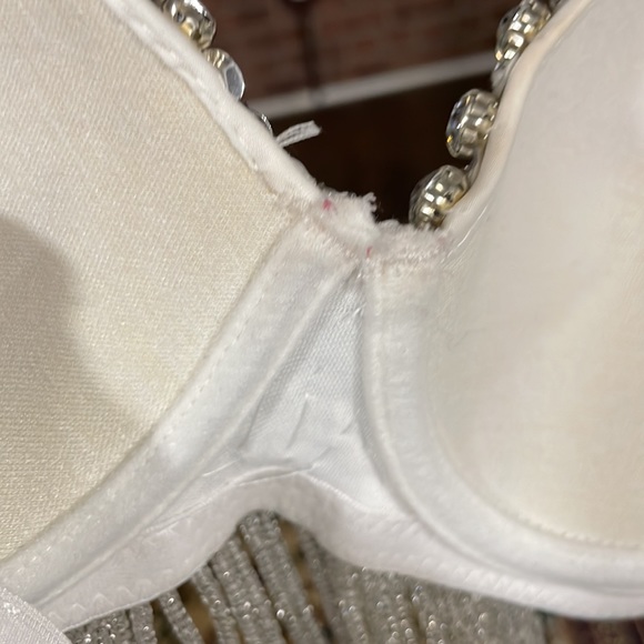 Vintage Belly Dance Top Bra Sequin Beads Clubwear Stage Costumes for Halloween - Picture 12 of 14